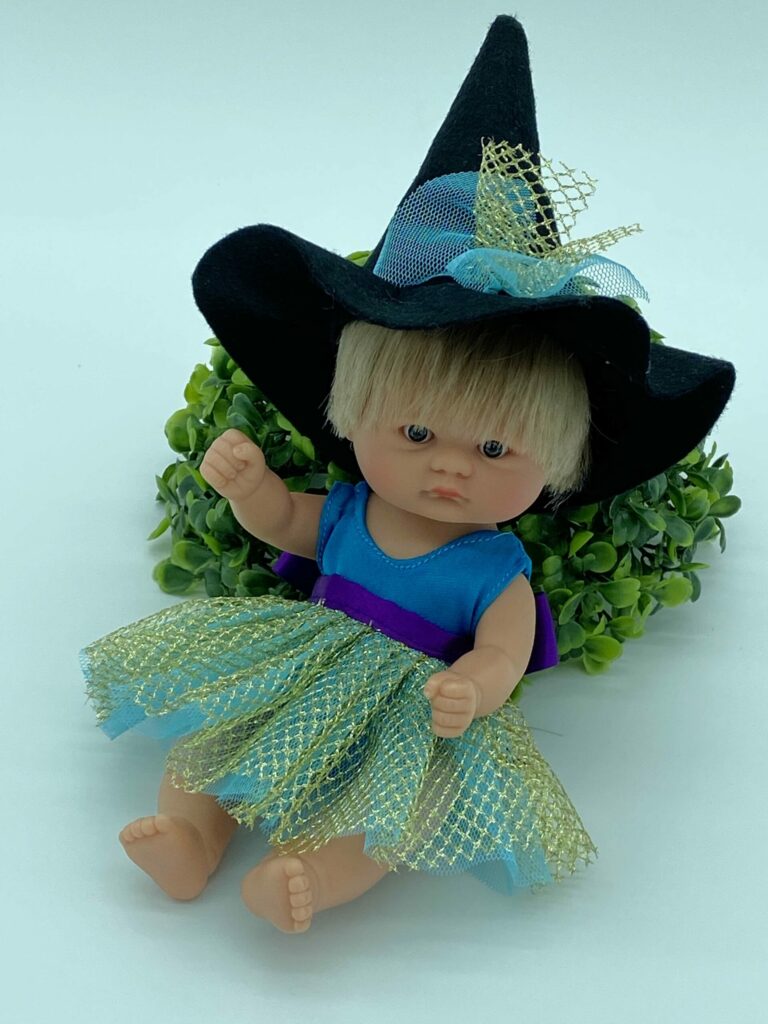 MUÑECA CUERPO DE VINILO BEBE BRUJITA