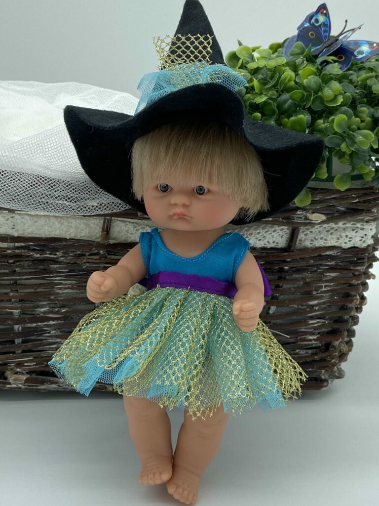 MUÑECA CUERPO DE VINILO BEBE BRUJITA