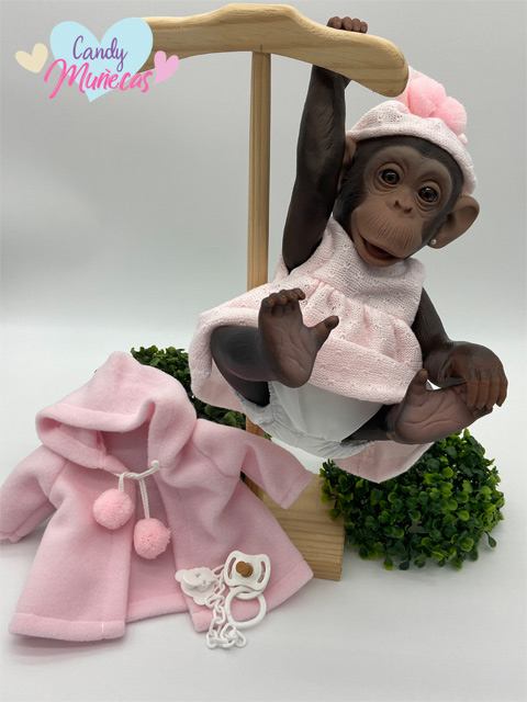 Bebe Chimp Trenca Rosa - Imagen 5