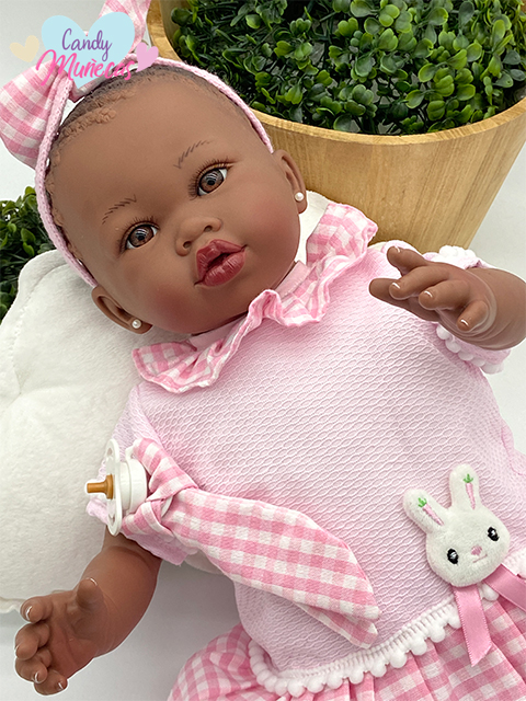 Muñeca Cuerpo De Tela Addis 48 cm - Fabricado en España