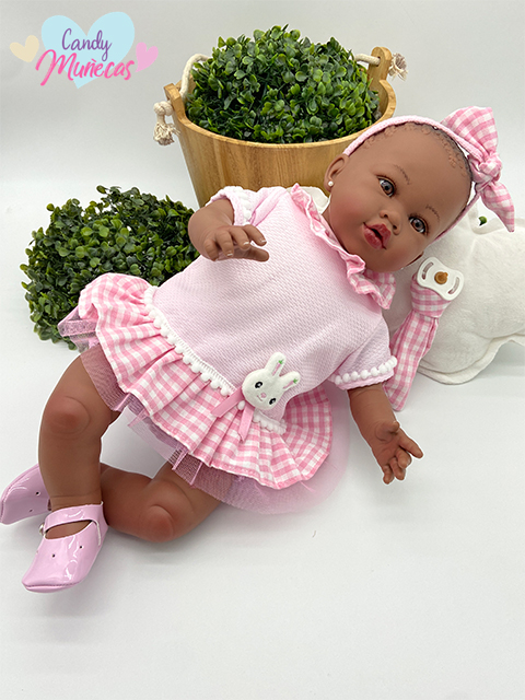 Muñeca Cuerpo De Tela Addis 48 cm - Fabricado en España - Imagen 4