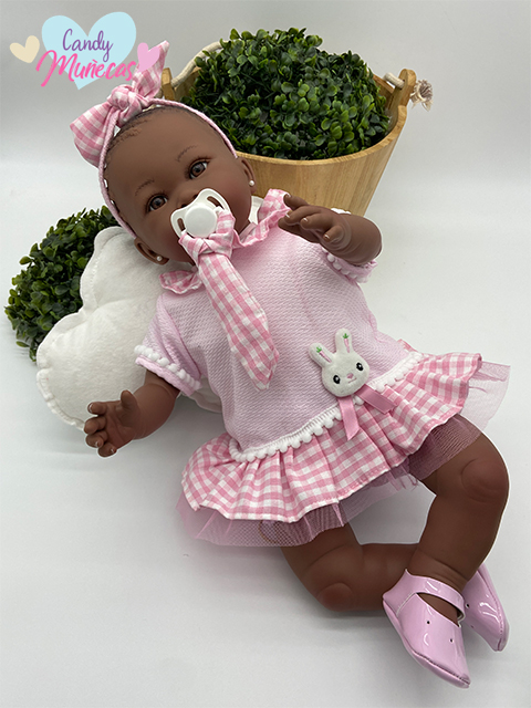 Muñeca Cuerpo De Tela Addis 48 cm - Fabricado en España - Imagen 6