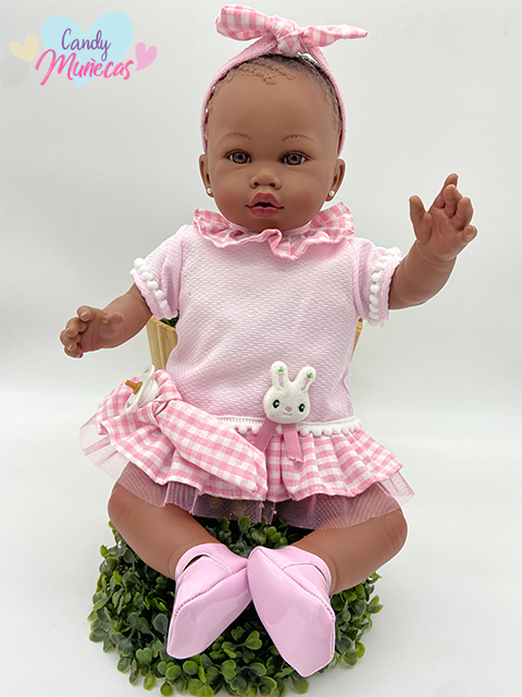 Muñeca Cuerpo De Tela Addis 48 cm - Fabricado en España - Imagen 7