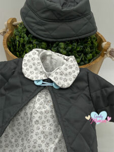 Ropa Para Muñecos Conjunto 3 Pzas, Barbour Huellas Perro