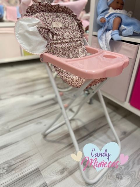 Trona C/Bandeja y Babero Muñecas Martina - Fabricado en España - Imagen 3