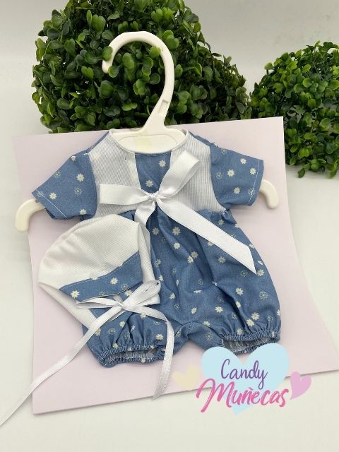 Ropa Para Muñecas y Bebé Mono Conjunto 2 Piezas 36 cm - Fabricado en España