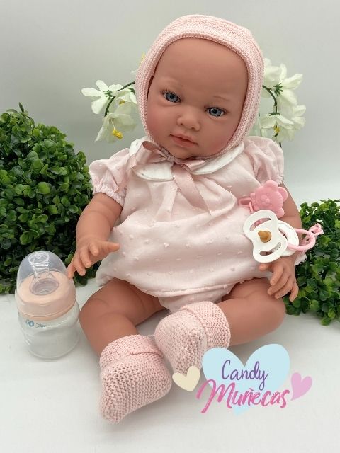 Bebé Newborn Peso Real Aitana 42 cm - Fabricado en España - Imagen 3