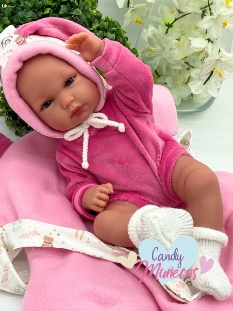 Muñeca Cuerpo De Vinilo Ali 35 cm - Fabricado en España - Imagen 3