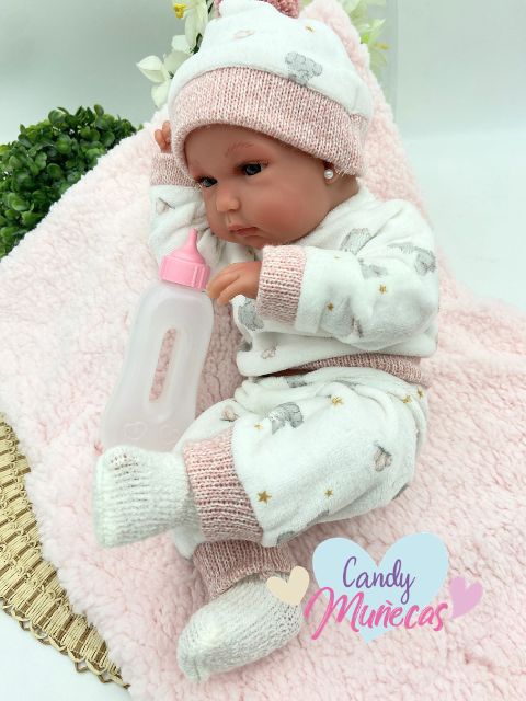 Muñeca de cuerpo de vinilo de 35 cm fabricada en España - CARLA - Imagen 3