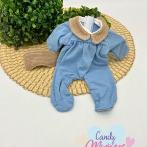 Ropa para muñecas de 30 cm fabricada en España - BUZO AZUL