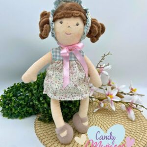 Muñeca de trapo de 36cm fabricada en España - CLOE
