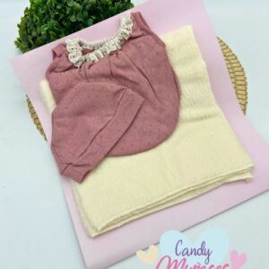 Ropa para muñecas de 40-45 cm fabricada en España - CONJUNTO ROSA