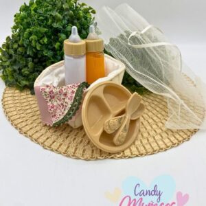 Set de comida para muñecas y muñecos - ROSA