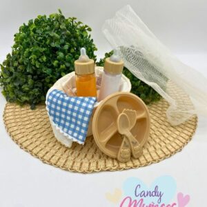 Set de comida para muñecas y muñecos - AZUL