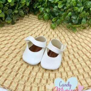 Zapato para muñecos y muñecas de 36-40 cm - BLANCO