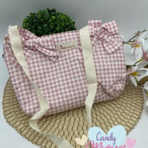 Bolso Panera Vichy Rosa