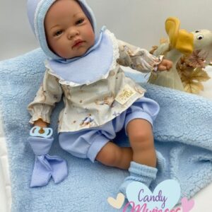 Muñeco Cuerpo De Tela 45 cm Llorón Fabricado en España - MARIO