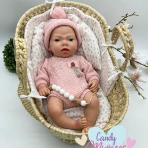 Bebé reborn de silicona de 40cm fabricado en España - CLARA