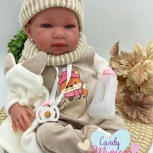 Muñeca Cuerpo De Tela 44 cm Llorona Fabricado en España - MAYA