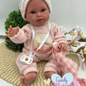 Muñeca Cuerpo De Tela 38 cm Llorona Fabricado en España - MARCELA